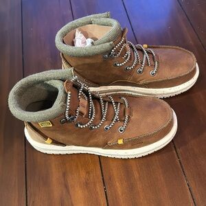 Hey dude boots. Boys. Size youth 3. Brand new. No box.